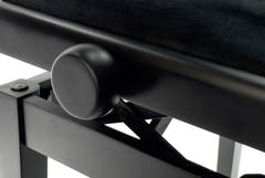 Grooveland KB200 Banc de Piano (Mat Noir)