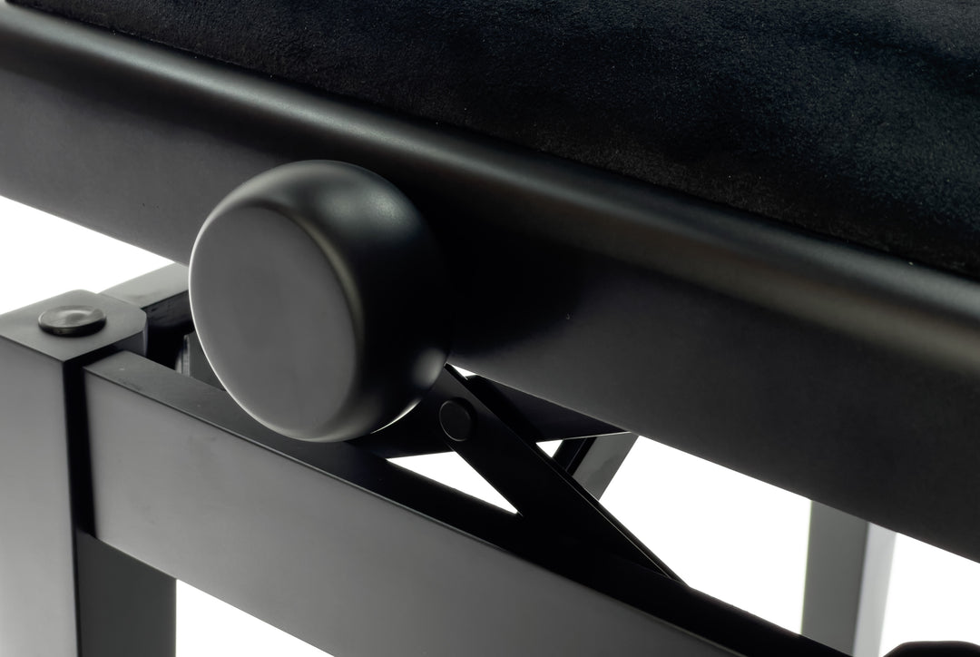 Grooveland KB200 Banc de Piano (Mat Noir)