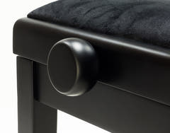 Grooveland KB200 Banc de Piano (Mat Noir)