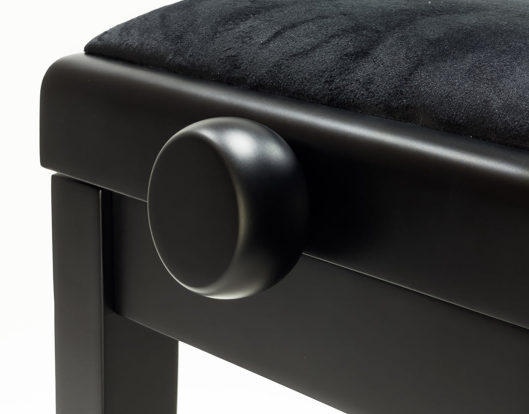 Grooveland KB200 Banc de Piano (Mat Noir)