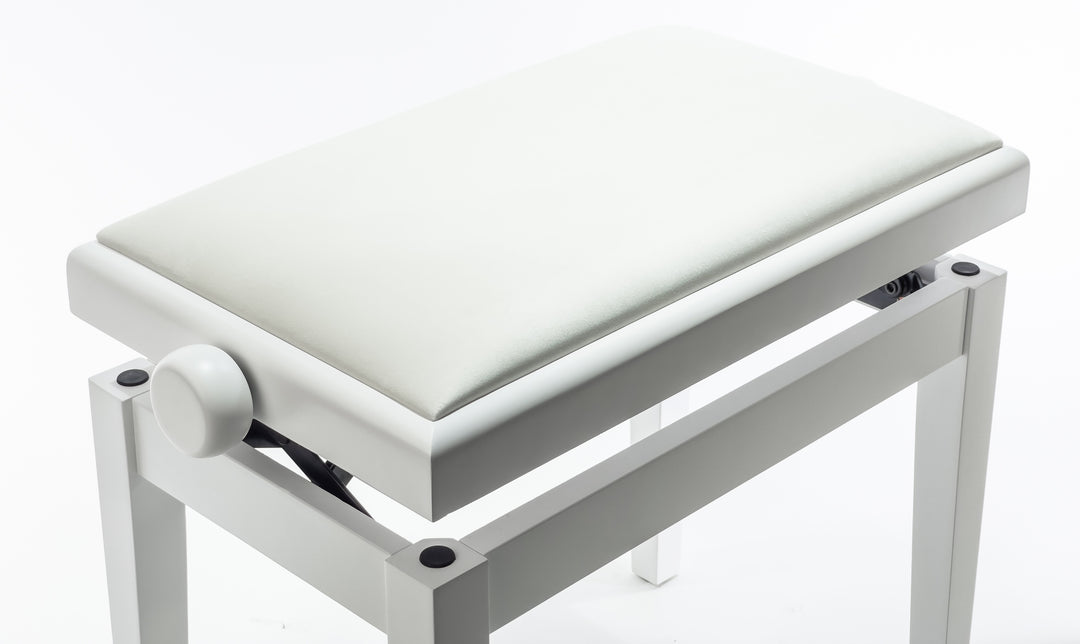 Grooveland KB200 Banc de Piano (Mat Blanc)
