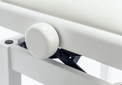 Grooveland KB200 Banc de Piano (Mat Blanc)