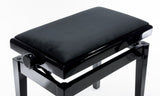 Grooveland KB200 Banc de piano (Noir Brillant)