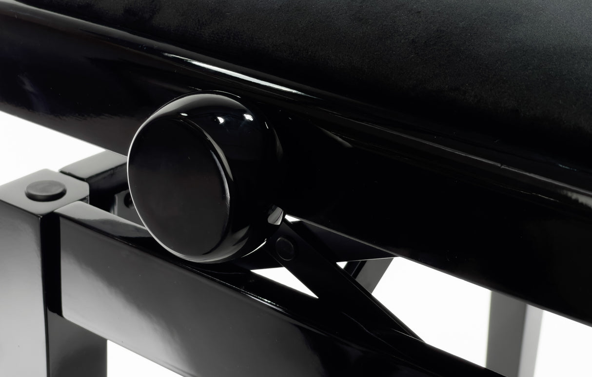 Grooveland KB200 Banc de piano (Noir Brillant)