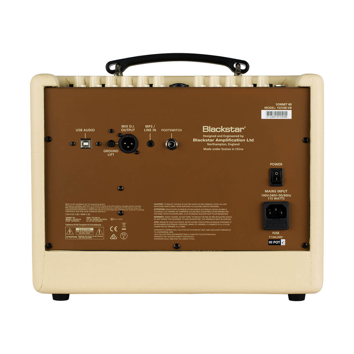 Blackstar Sonnet 60 acoustic guitar amplifier (Blond)