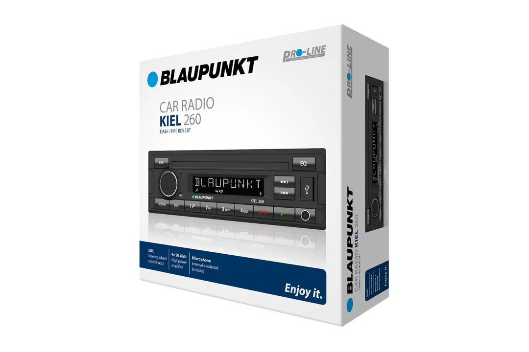 Blaupunkt Kiel 260 Autoradio 1-DIN avec DAB+, Bluetooth, USB & AUX