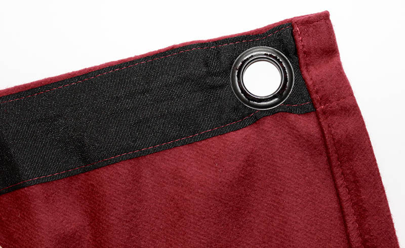 Molton Backdrop with eyelets (Bordeaux)