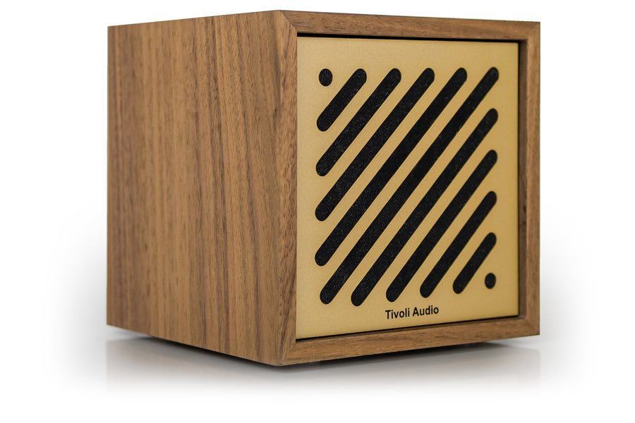 Enceinte Bluetooth Tivoli Audio Boutigue, noyer/or