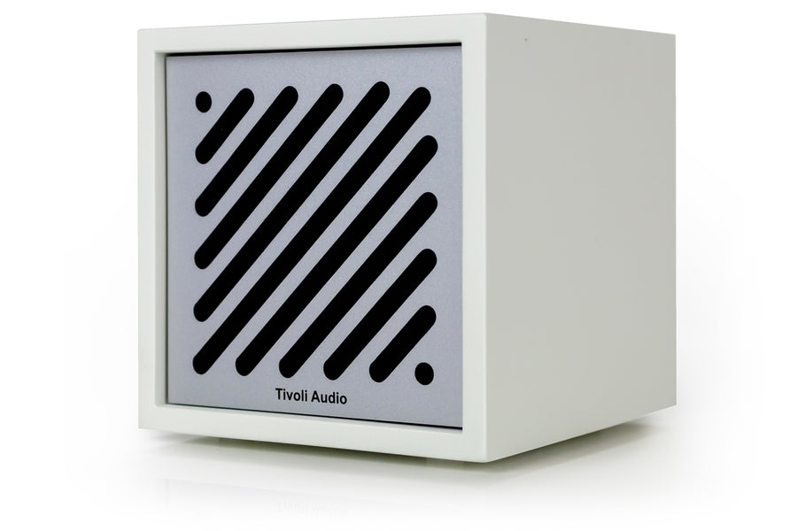 Enceinte Bluetooth Tivoli Audio Boutigue, blanche/argentée