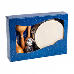 Coffret cadeau Percussion en bois pour enfants avec 3 pièces