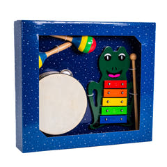 Coffret cadeau Percussion pour enfants avec Glockenspiel