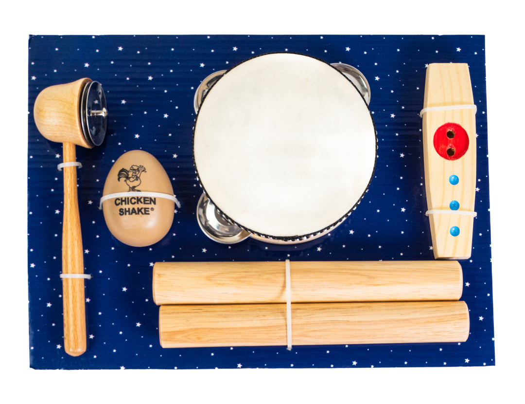 Coffret cadeau Percussion pour enfants avec 5 pièces