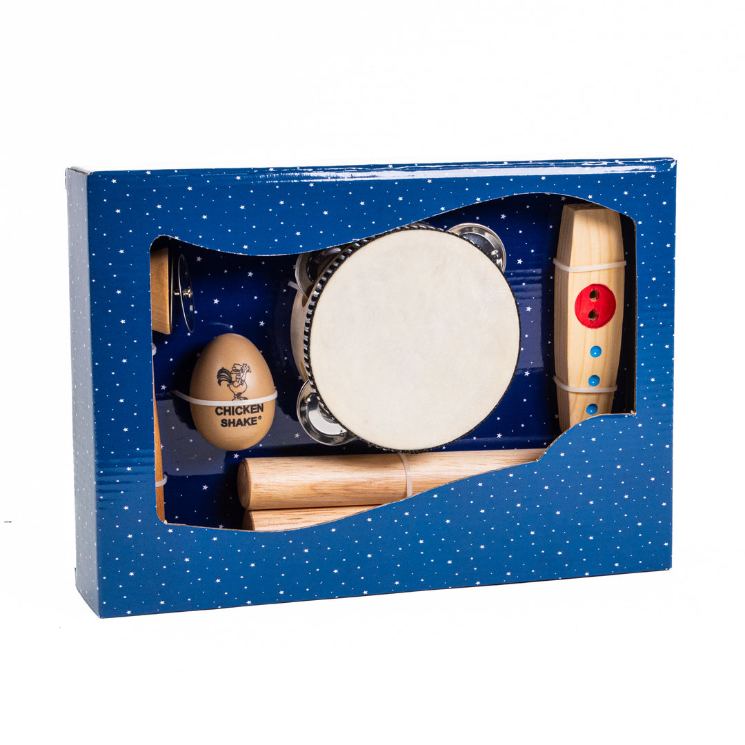 Coffret cadeau Percussion pour enfants avec 5 pièces