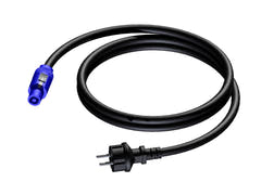 ProCab PowerCon bleu vers Schuko câble d’alimentation 1,5 m