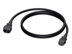 Câble d’alimentation ProCab 3 x 1,5 mm², Euro femelle>Euro mâle, 1,5 m
