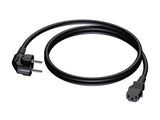 ProCab powerkabel 3x1,5 mm², hun Euro>Schuko han, 0,7 m