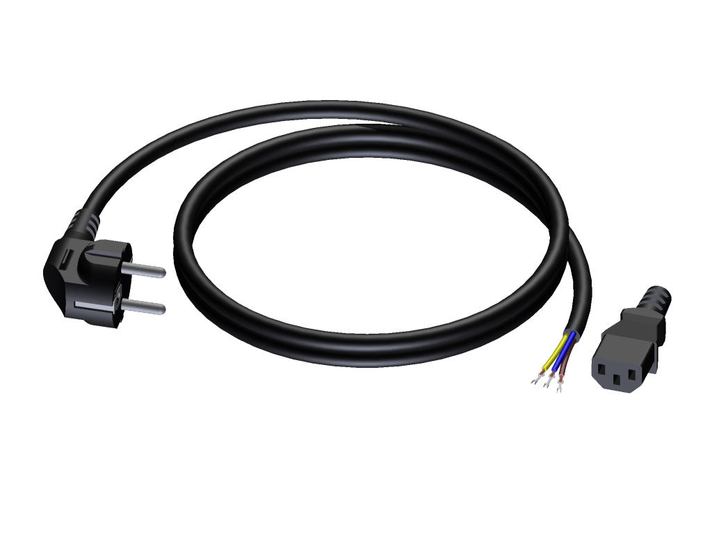 ProCab câble d’alimentation 3x1,5 mm², femelle Euro>Schuko mâle, 5 m (CAB491-5)