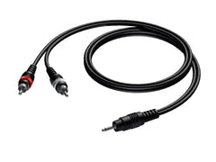 ProCab MiniJack 3,5 mm stéréo > 2 x RCA - 20 mètres