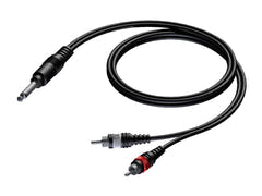 ProCab Jack mono > 2 x RCA - câble de signal 1,5 mètre