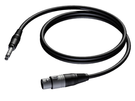 ProCab câble XLR femelle > Jack stéréo - équilibré 1,5 m
