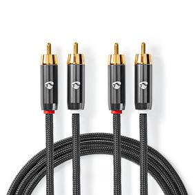 Câbles Phono stéréo Premium (2m)