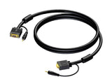 ProCab SVGA & 3,5 jack stereo > SVGA & 3,5 jack stereo (1,5 m)