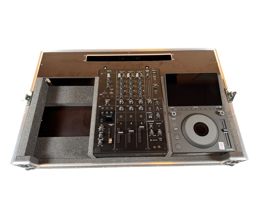 flightcase Case-It pour AlphaTheta CDJ-1500X & DJM-V5