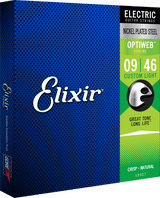Elixir Optiweb Cordes de Guitare (Custom Light, 09-46)