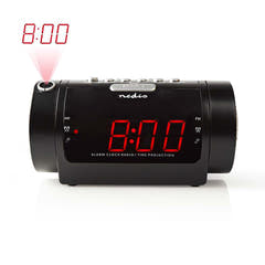Radio-réveil avec projecteur intégré