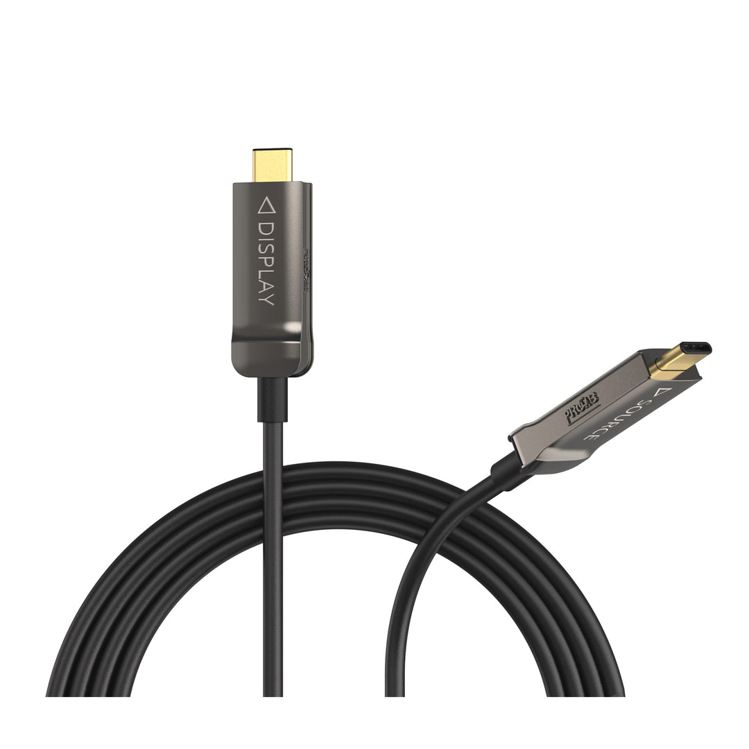 ProCab USB C câble optique actif 4K@60 Hz Displayport 30 m