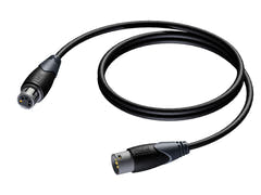 ProCab DMX-AES 110 Ohm audio numérique 5 broches XLR 0,5 m