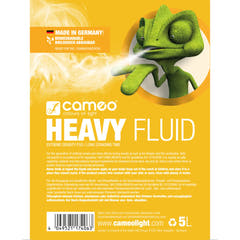 Cameo HEAVY FLUID 5 L - Fluide haze à très haute densité et temps de suspension très long 5 L