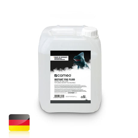 Cameo INSTANT TÅGEVÆSKE 5 L - Fluide haze sans huile pour machines haze Cameo INSTANT 5 L