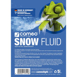 Cameo SNOW FLUID 5 L - Fluide spécial pour machines à neige, pour produire de la mousse 5 L