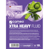 Cameo XTRA HEAVY FLUID 10 L - Fluide haze à très haute densité et temps de suspension extrêmement long 10 L