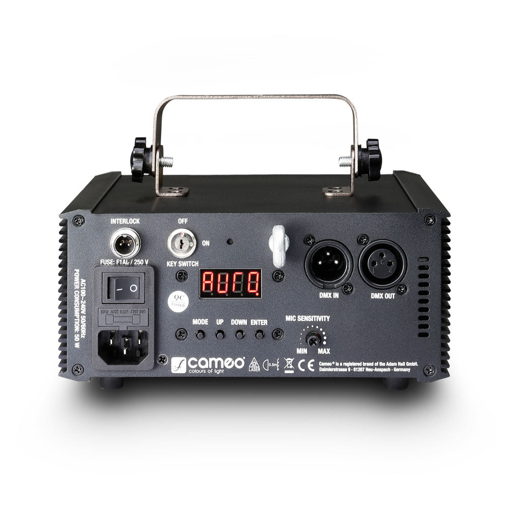 Cameo WOOKIE 200 RGY - Laser d’animation 200 mW RGY