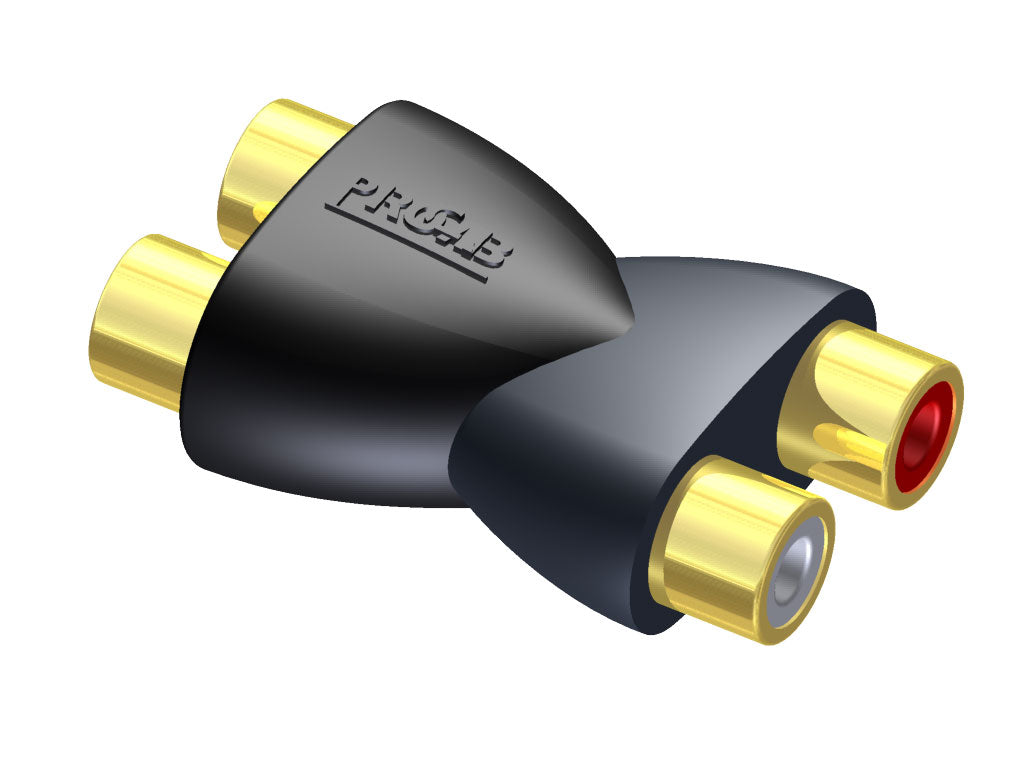 Adaptateur ProCab 2 x RCA femelle > 2 x RCA femelle