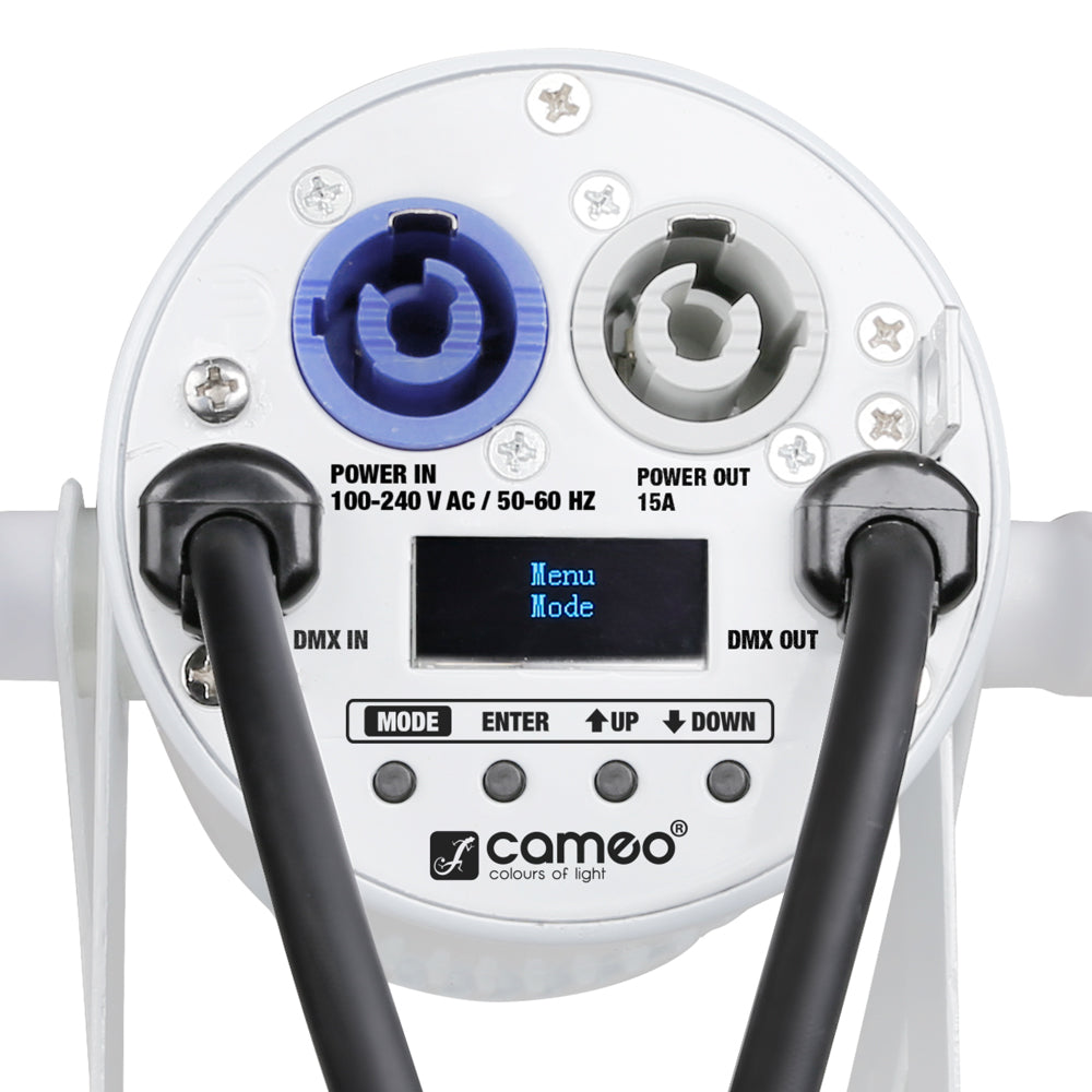 Cameo Q-SPOT 15 RGBW WH - spot compact avec LED RGBW 15 W, boîtier blanc