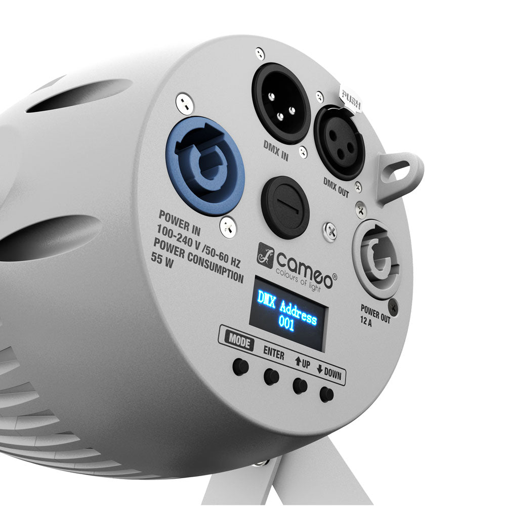 Cameo Q-SPOT 40 RGBW WH - spot compact avec LED RGBW 40 W, boîtier blanc
