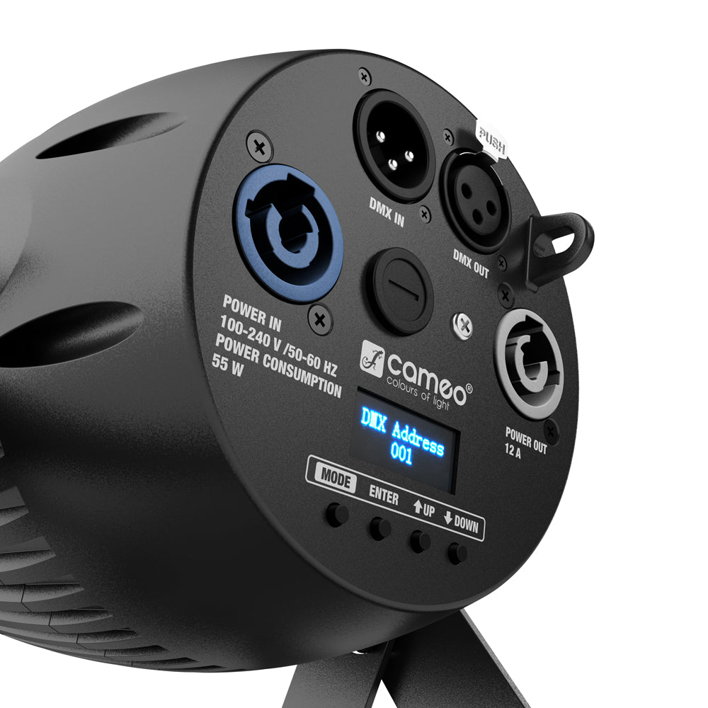 Cameo Q-SPOT 40 WW - spot compact avec LED WW 40 W, finition noire