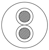 ProCab højttalerkabel  EN50399 2 x 4 mm² 100 meter