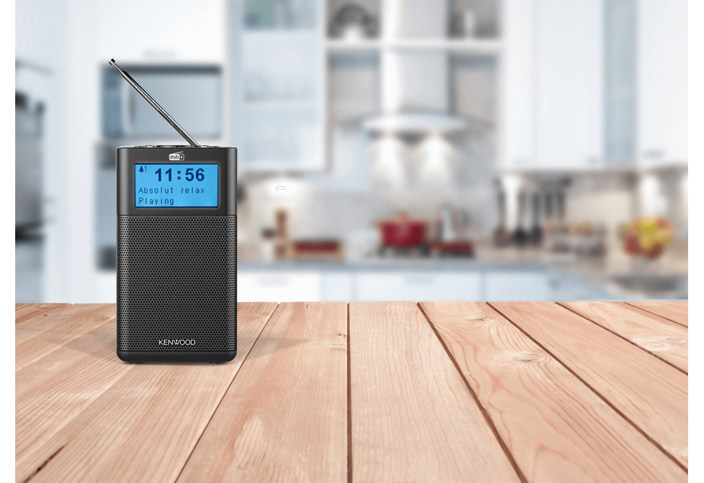 Kenwood CR-M10DAB-B FM,DAB+, Bluetooth Radio (Black)