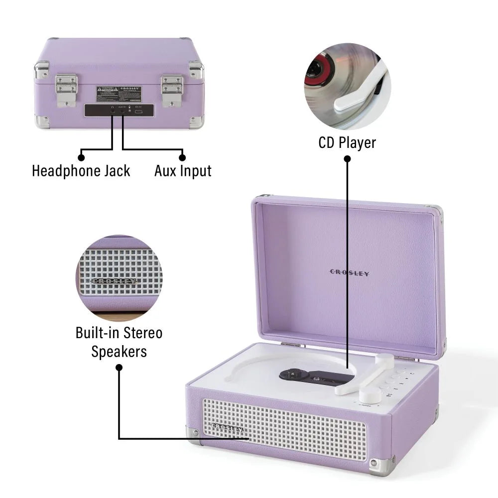 Crosley lecteur CD Cruiser, Lavender