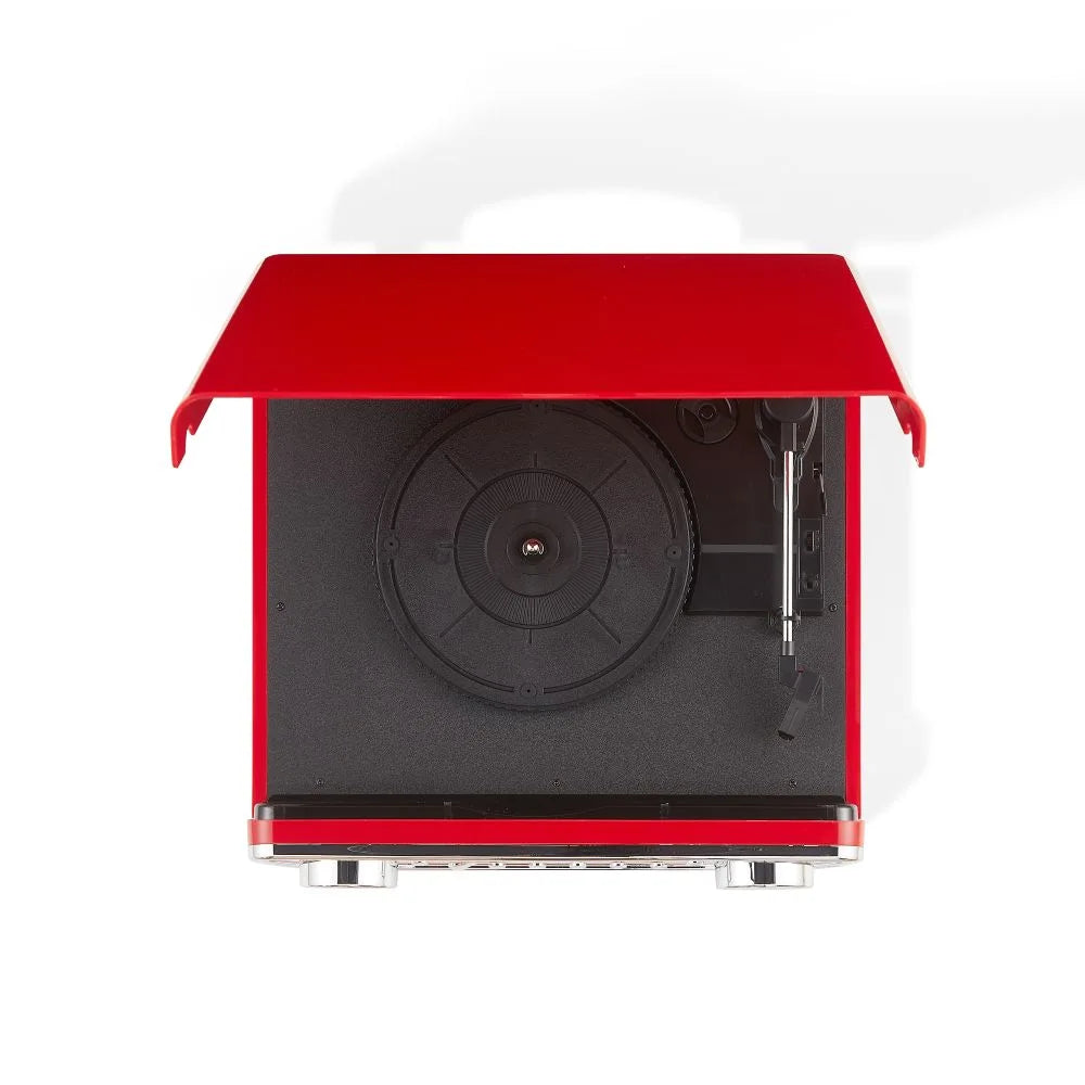 Platine vinyle Crosley Powel CR6047A 7-en-1 avec Bluetooth, CD et radio