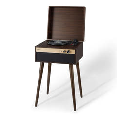 Crosley Jasper retro Platine vinyle, Noyer
