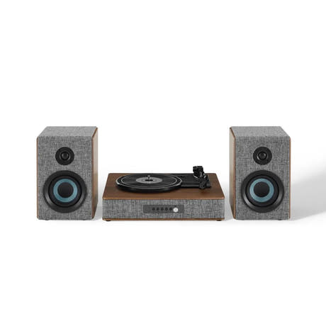 Crosley Arya Pladespiller med højttalere, Gray