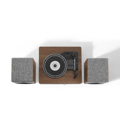 Crosley Arya Platine vinyle avec haut-parleurs, Gray