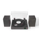 Crosley Zane Turntable with speakers, Black