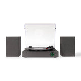 Crosley Zane Turntable with speakers, Black