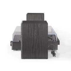 Crosley Zane platine vinyle avec haut-parleurs, Noir